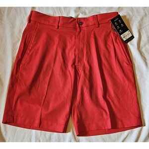 NWT Walter Hagen Performance 11 USA Solid Short Positive Red Size 30